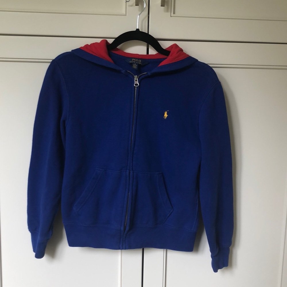 Boys Double Knit Full Zip Hoodie - Polo by Ralph Lauren